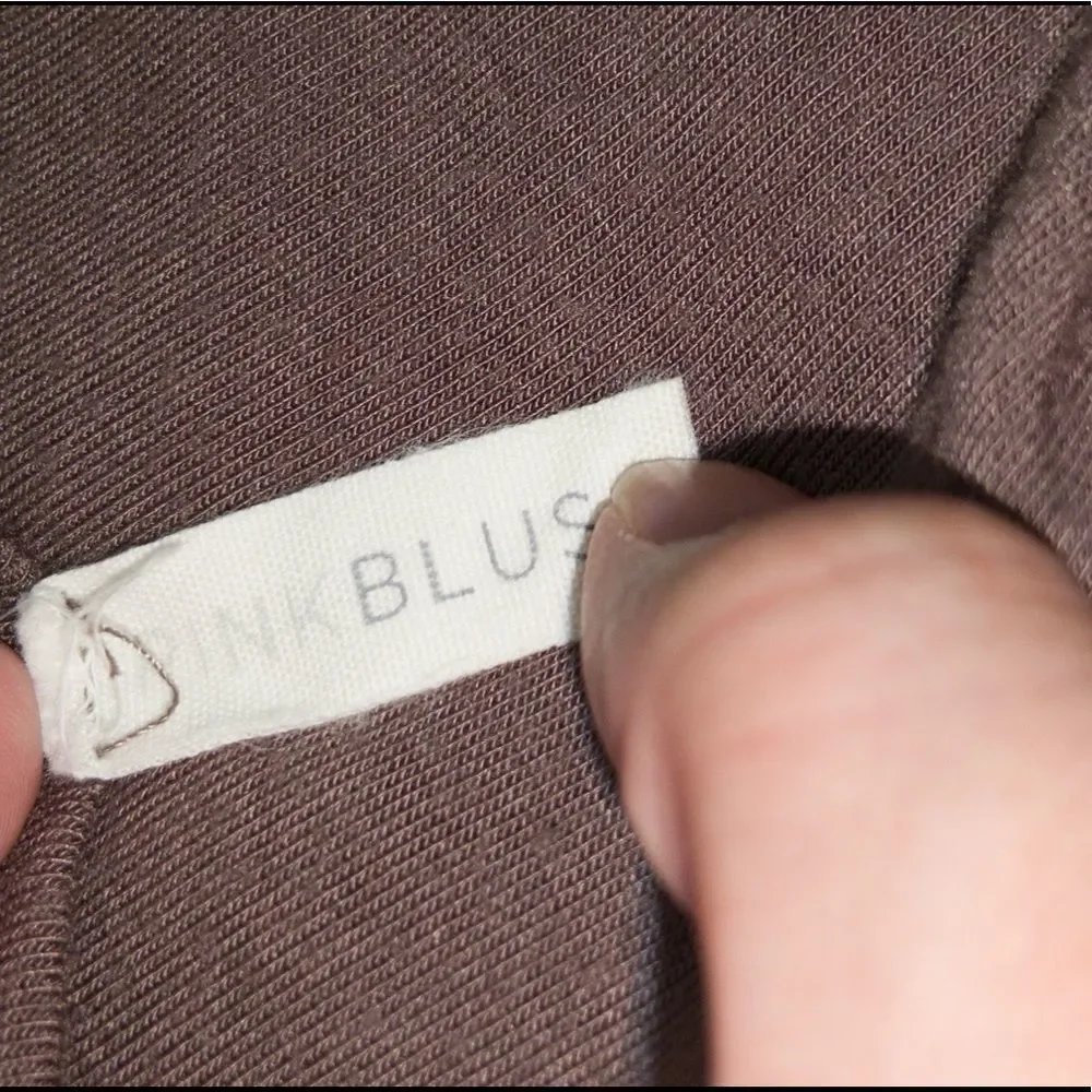 PinkBlush Maternity Draped Top - Picture 2 of 3